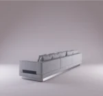 Britten Sofa – Stylish gray sectional sofa with plush cushions and modern minimalist design.